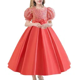 StyleCast x Revolte Puff Sleeve Applique Fit & Flare Maxi Dress-picture-3