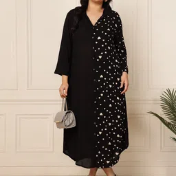 vibes by deebaco DEEBACO Plus Size Floral Printed A-Line Maxi Dress image 1