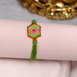 PRIAANSHA CREATIONS Thread Rakhi image 1