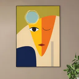 nestroots Beige & Brown 1 Piece Canvas Abstract Wall Paintings-picture-21