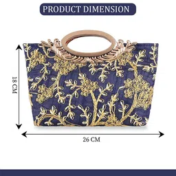 Kuber Industries Embroidered Purse Clutch image 2