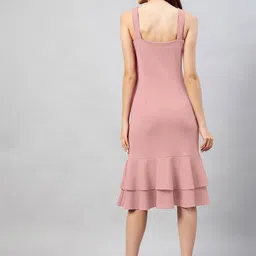 Metronaut Applique Bodycon Midi Dress image 4