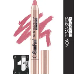 GlamFam Non Transfer & Long Lasting Lip Crayon Lipstick - Blushed Nude 03 image 5
