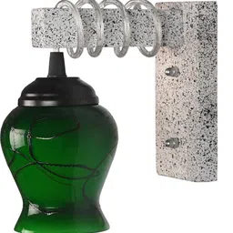 1ST TIME Green & Green Textured Wood Contemporary Abstract Shaped Shaped Wall Lamp-picture-26