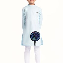 DEVOILER Boy's Ethnic Motifs Printed Kurta-picture-6