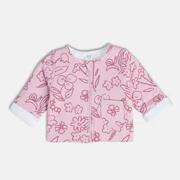 MINI KLUB Girls Floral without Crop Tailored Jacket with Embroidered-image-60