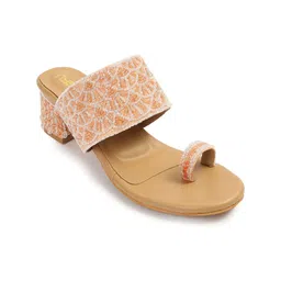 Nysah Embellished Leather Ethnic Comfort Mules-picture-17