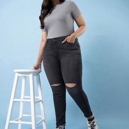 Instafab Plus Women Comfort Relaxed Fit Stretchable Jeans-picture-2