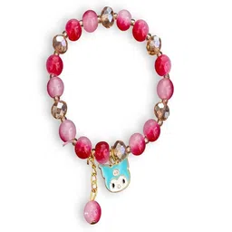 AccessHer Women Beaded Elasticated Charm Bracelet image 2