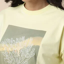 Allen Solly Woman Women Printed Extended Sleeves T-shirt image 4