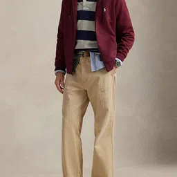 Polo Ralph Lauren Men Hooded Solid Bomber Jacket-picture-24
