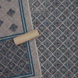 Soch Ethnic Motifs Printed Linen Unstitched Dress Material image 4