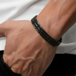 RKB Sales Men Stainless Steel 18K Gold-Plated Link Bracelet-picture-27