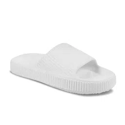 Athree Men Self Design Lightweight Rubber Sliders image 4