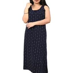 MIAVII CREATION Printed Maxi Nightdress-image-34