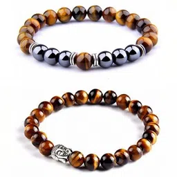 BEECELL CREATION Set Of 2 Artificial Beaded Elasticated Bracelet-picture-36