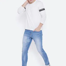 PERF Men Jean Regular Fit Mid-Rise Light Fade Jeans image 4