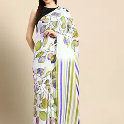 BUTA BUTI Floral Pure Cotton Saree-picture-36