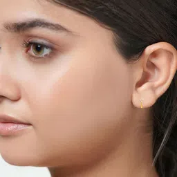 BHIMA 22K BIS Hallmark 916 Purity Yellow Gold Designer Stone Stud Earring-picture-50