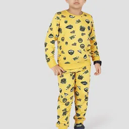 TRESNOVA Boys Conversational Printed Round Neck Long Sleeves Suits-picture-24