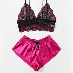 PHALIN Women Satin Night suits image 5