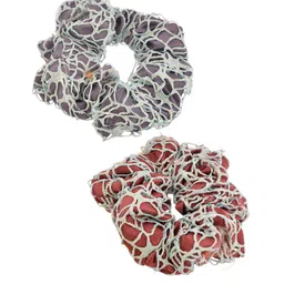 Silvermerc Designs Women Set of 2 Embellished Ponytail Holders image 2