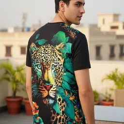 UD FABRIC Men Standard Animal Printed Casual Shirt image 5