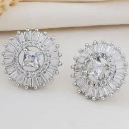 Peprika Women Silver-Plated Brass Studs-picture-36