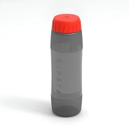 Kipsta By Decathlon Grey & Red Single Plastic Solid Water Bottle-picture-12