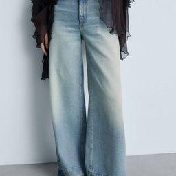 MANGO Women Wide Leg Light Fade Jeans-picture-38