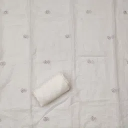 Nayanthara Trends Embroidered Unstitched Dress Material image 2