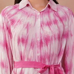 kalamir Zenava by Myntra Dyed Fit & Flare Dress image 4