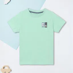 max Boys Typography Printed Round Neck Pure Cotton Casual T-shirt-image-35