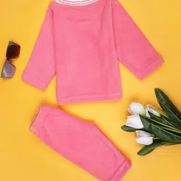 V-Mart Girls Printed Sweatshirt & Pyjamas image 3