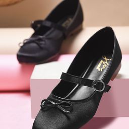 JM Looks Women Synthetic Ethnic Mules with Buckles Flats-picture-28