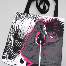 COMICSENSE Jujutsu Kaisen Anime Printed Shopper Tote Bag-image-14