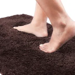 RJVT Brown Microfibre 1400 GSM Bath Rugs-picture-22