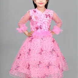 IKONIC FASHION Girls Pink Dresses-picture-45