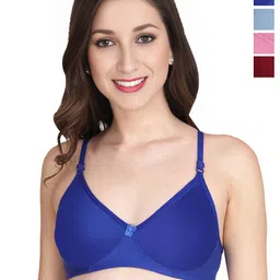 Liigne Women Full Coverage Pack Of 4 Lightly Padded Bra-image-52