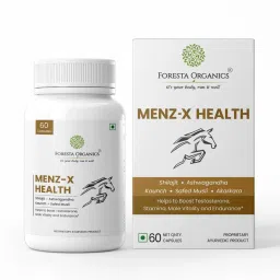 Foresta Organics Menz-X Health with Shilajit, Ashwagandha, Kaunch & Safed Musli -60 Capsules-picture-30