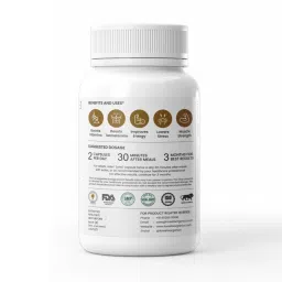 Foresta Organics Menz-X Health with Shilajit, Ashwagandha, Kaunch & Safed Musli -60 Capsules image 2