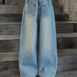 LULU & SKY Girls Heavy Fade Jeans-picture-16