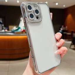 Luxury Kase Sparkling Bling Diamond Camera Protection iPhone 16 Pro Max Back Case-picture-14