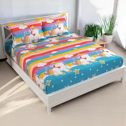 WELLNEST Microfiber Fitted King Bedsheets image 2