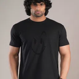 HESHA Graphic Printed Round Neck Cotton Regular Fit T-shirt-picture-32