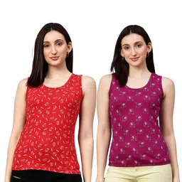 Fasha Women Cotton Printed Tops-image-38