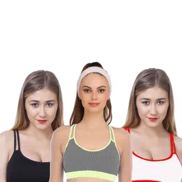 Samvar Multi Cotton Non-Wired Non Padded Minimizer Bra image 3