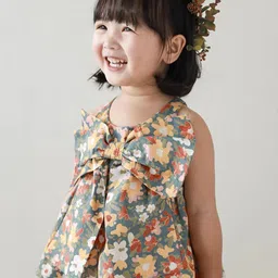 LULU & SKY Floral Print Cotton Top image 5