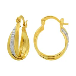 DZINETRENDZ Geometric Half Hoop Earrings image 3