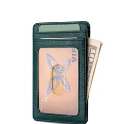SPIFFY Men Textured Leather Card Holder image 2